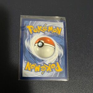 $1 Add-On Pokemon Card with Red and White Pokeball Design Retro Trading Card